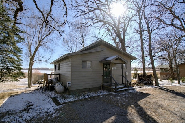 view of front of home
