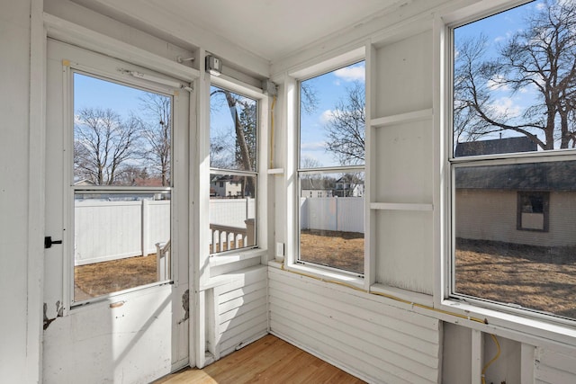 sunroom featuring plenty of natural light