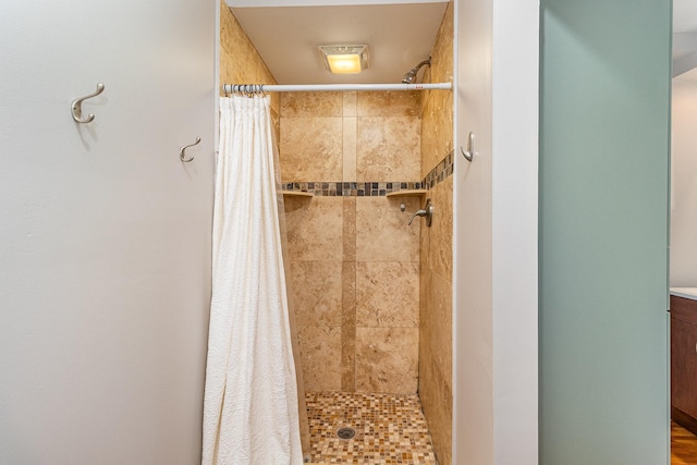 full bath with a stall shower