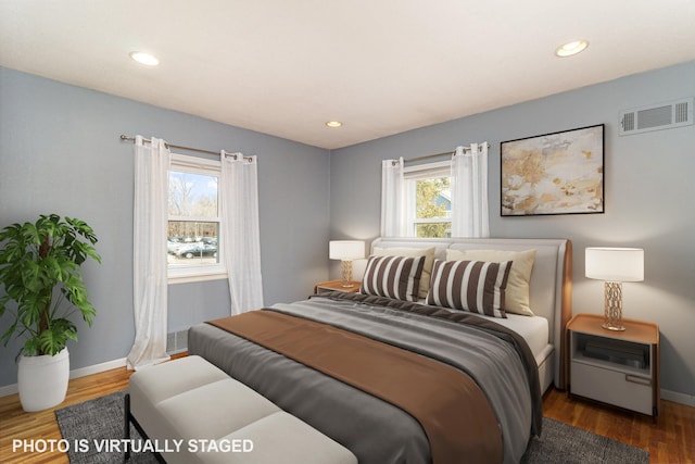 5544 Spruce Rd, Mound, MN 55364 - bedroom featuring wood finished floors and recessed lighting