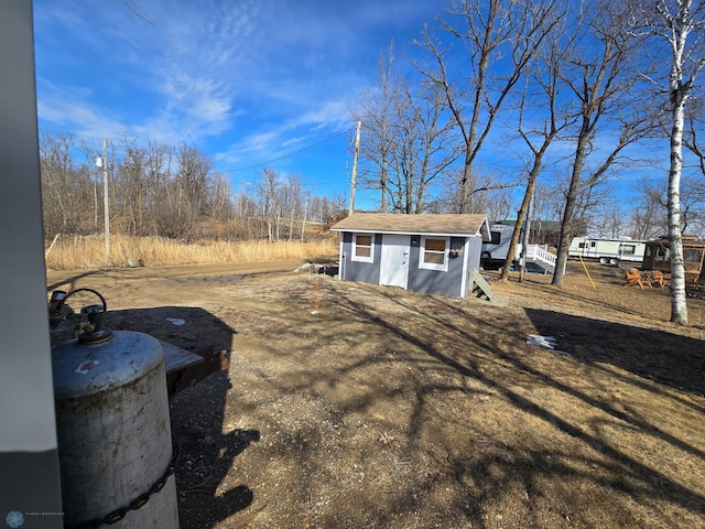 view of outbuilding with an outdoor structure