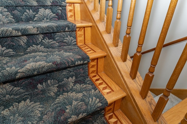 view of staircase