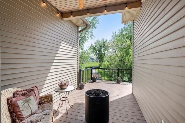 6627 133rd St, Savage, MN 55378 - view of wooden deck