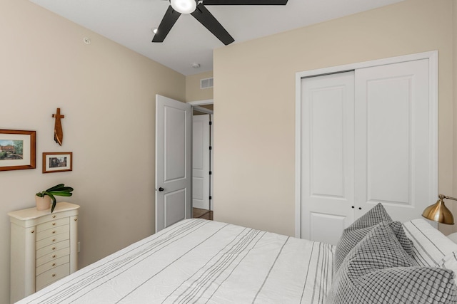 6627 133rd St, Savage, MN 55378 - bedroom with a closet and ceiling fan