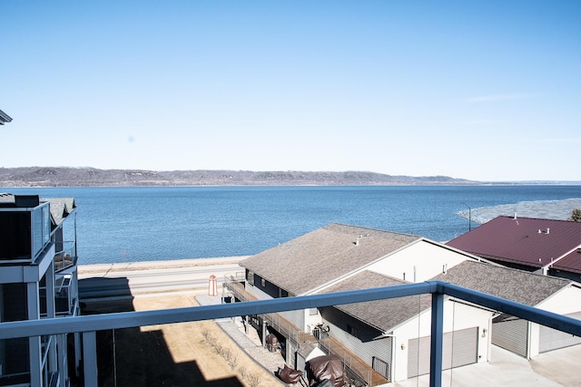property view of water