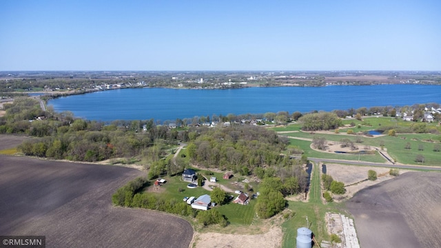 5664 County Road 7 SW, Howard Lake, MN 55349 - aerial view with a water view