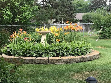 view of yard featuring a vegetable garden and fence