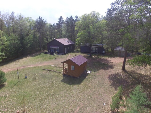 30349 Johnson Creek Trl, Webb Lake, WI 54830 - view from above of property