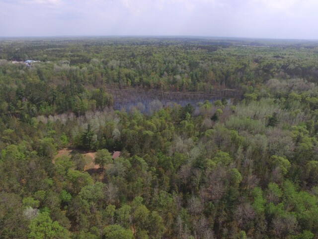 30349 Johnson Creek Trl, Webb Lake, WI 54830 - aerial view of property's location featuring a heavily wooded area