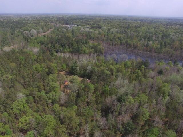30349 Johnson Creek Trl, Webb Lake, WI 54830 - aerial view of property and surrounding area featuring a forest