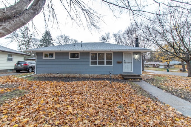 view of front of property