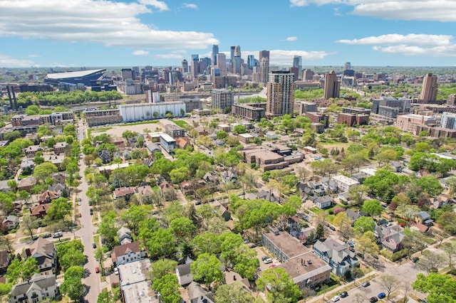 drone / aerial view of a view of skyline