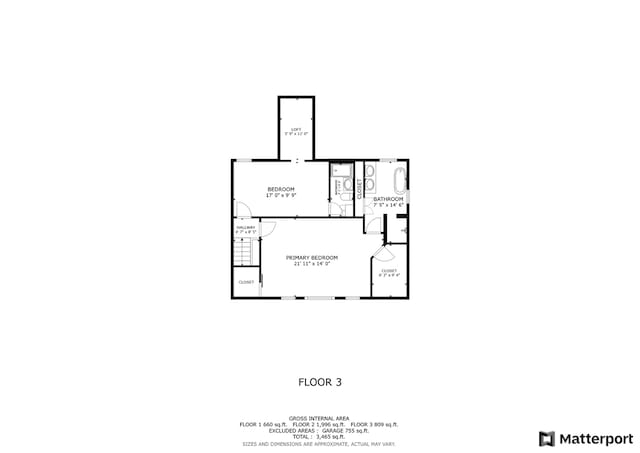 N2699 County Road A, Salem Twp, WI 54750 - view of property floor plan