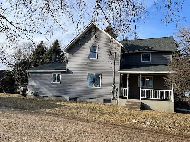 view of front of home with a porch