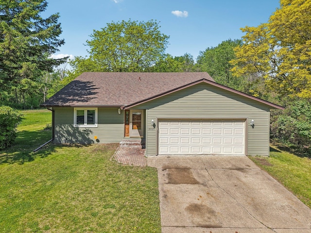 2605 Forest St, Maplewood, MN 55109 - single story home with a front lawn, concrete driveway, and an attached garage
