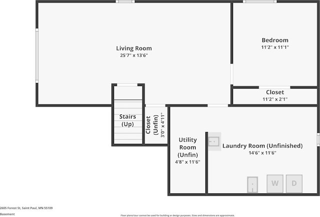 2605 Forest St, Maplewood, MN 55109 - room layout