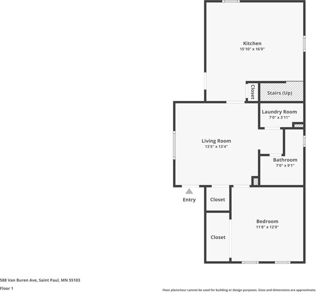 588 Van Buren Ave, Saint Paul, MN 55103 - room layout