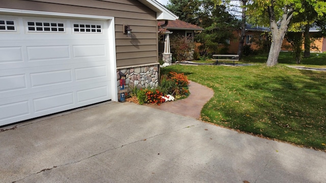 18063 Bernard Trl, Brainerd, MN 56401 - garage featuring concrete driveway