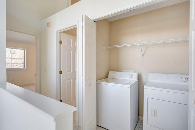 laundry area with independent washer and dryer and laundry area