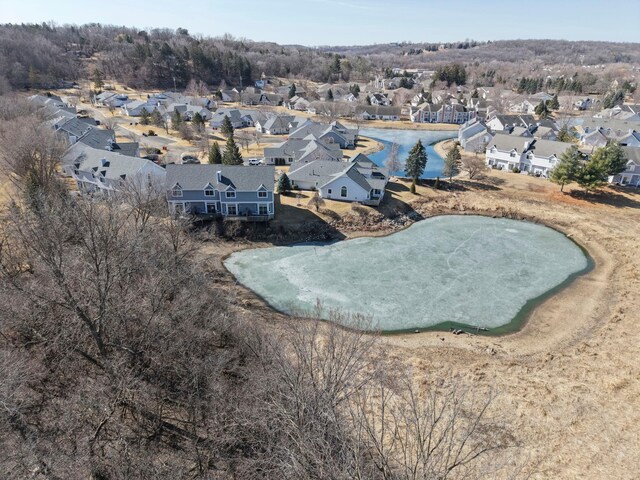 aerial view featuring a residential view