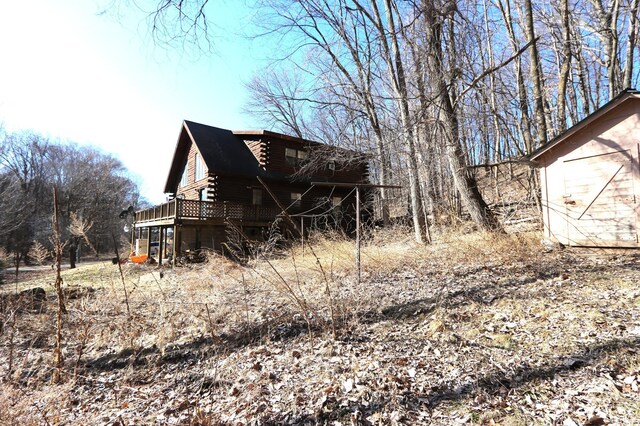 view of outdoor structure
