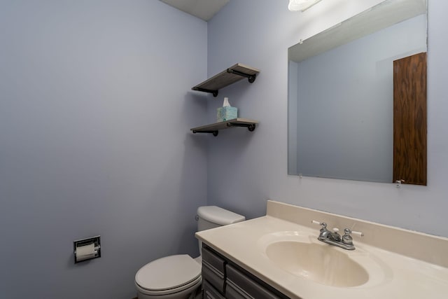 19 Robin Ct, North Mankato, MN 56003 - half bathroom featuring toilet and vanity