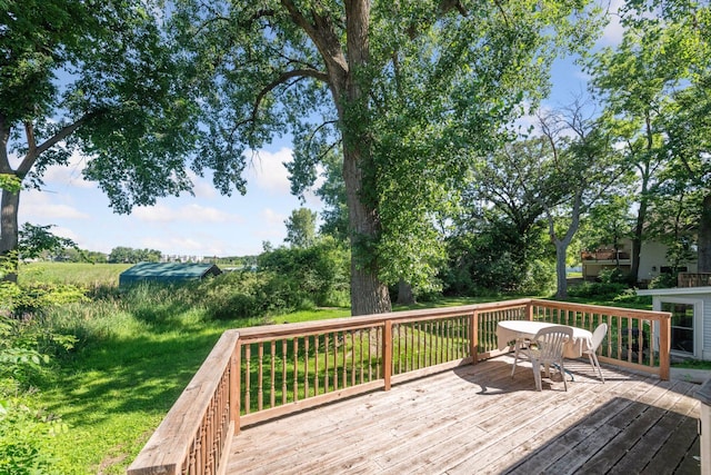 5446 Bartlett Blvd, Mound, MN 55364 - view of deck