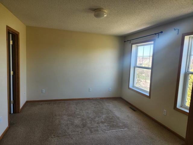 11330 Davenport Cir NE Unit F, Blaine, MN 55449 - carpeted spare room featuring healthy amount of natural light, a textured ceiling, and baseboards