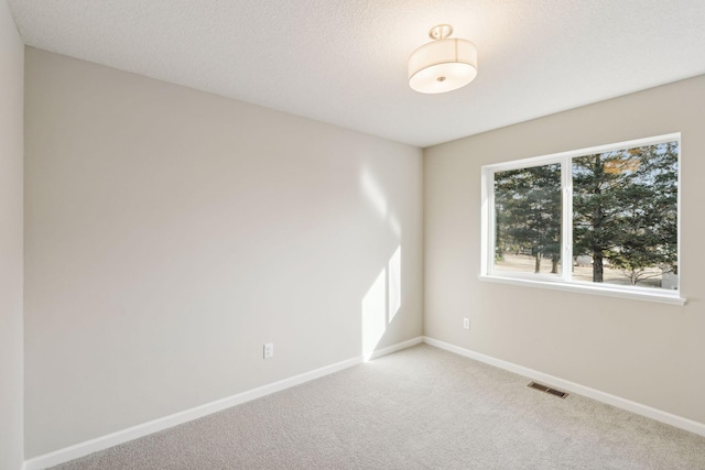 224 9th Ave Ct NW, Lonsdale, MN 55046 - empty room featuring a textured ceiling, light colored carpet, visible vents, and baseboards