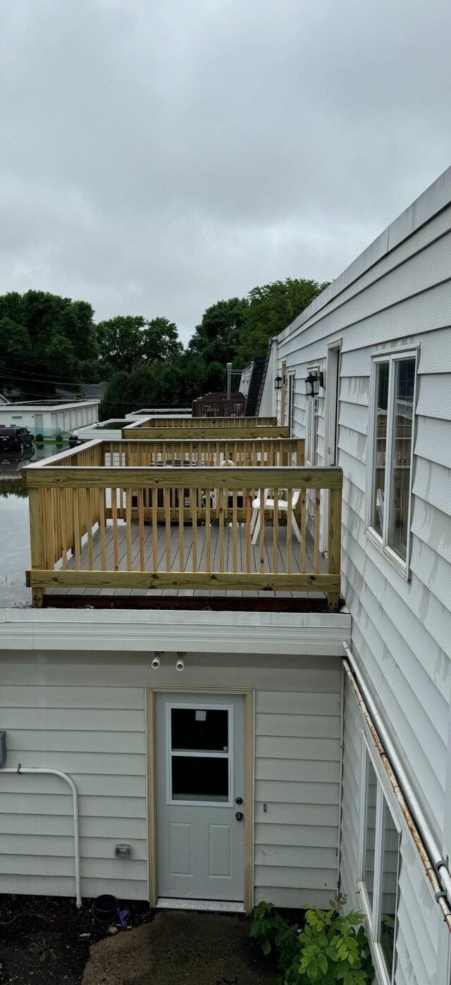 412 Holly Ln, Mankato, MN 56001 - view of wooden deck