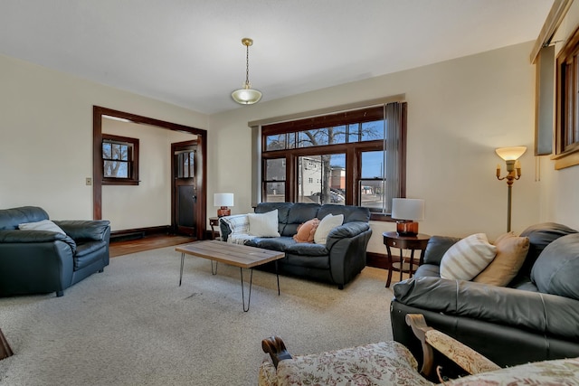 301 7th Ave S, Saint Cloud, MN 56301 - living room with wood finished floors and baseboards