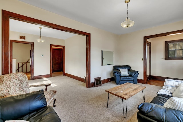 301 7th Ave S, Saint Cloud, MN 56301 - carpeted living area with baseboards