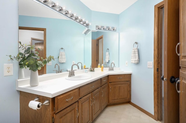 2222 Crosstown Blvd NE, Ham Lake, MN 55304 - full bathroom featuring double vanity