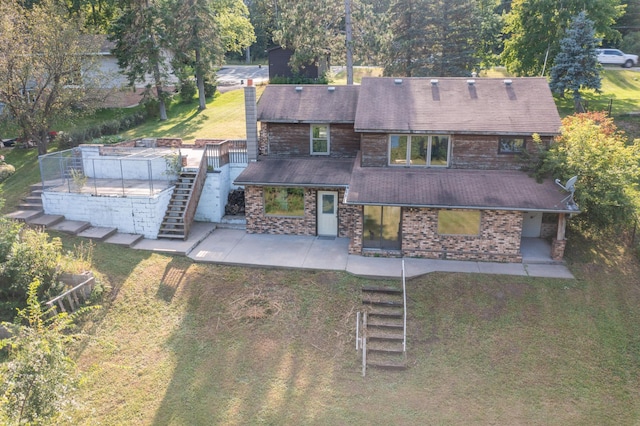 332 Riverside Ave S, Sartell, MN 56377 - aerial view of property and surrounding area