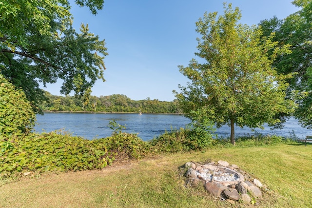 332 Riverside Ave S, Sartell, MN 56377 - water view featuring a heavily wooded area