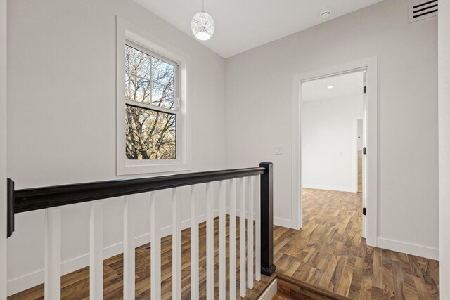 2308 Shadywood Rd, Orono, MN 55391 - hall with wood finished floors and baseboards