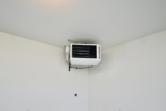 room details with a heating unit