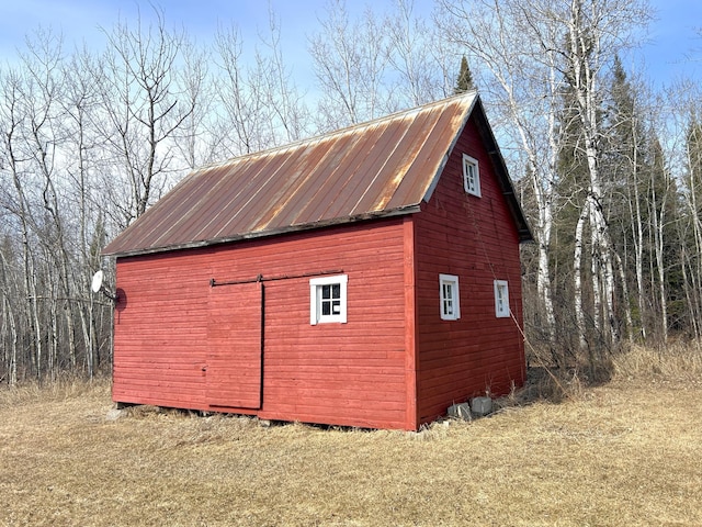 43475 310th Ave NE, Gatzke, MN 56724 - view of outdoor structure featuring an outbuilding