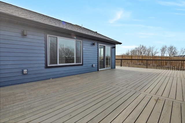 view of deck