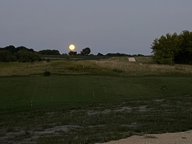 view of landscape with a rural view