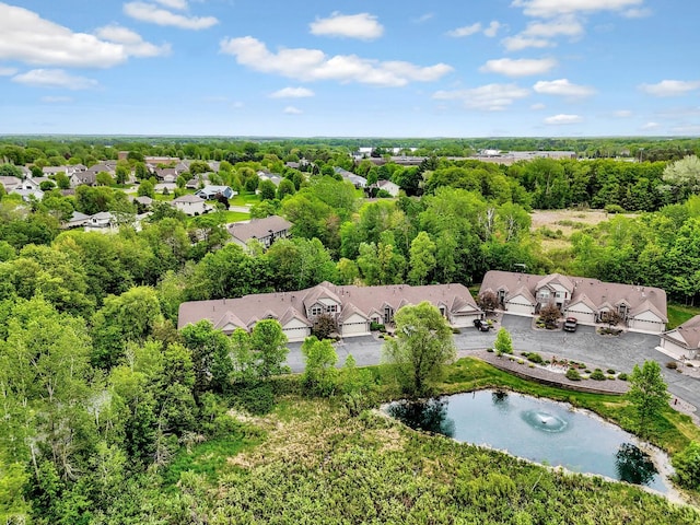 29561 Mentzer Ct, Lindstrom, MN 55045 - aerial perspective of suburban area featuring a nearby body of water