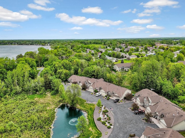 29561 Mentzer Ct, Lindstrom, MN 55045 - aerial view of residential area featuring a large body of water