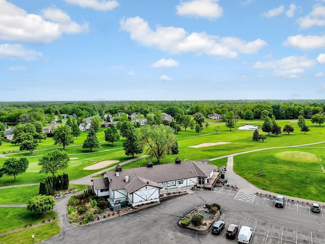 29561 Mentzer Ct, Lindstrom, MN 55045 - drone / aerial view of a golf club and a tree filled landscape
