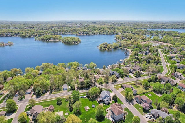 16139 Northwood Rd NW, Prior Lake, MN 55372 - aerial perspective of suburban area featuring a large body of water