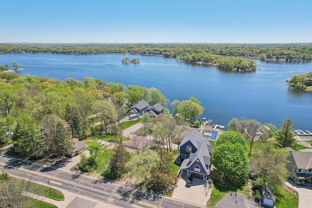 16139 Northwood Rd NW, Prior Lake, MN 55372 - drone / aerial view of a large body of water and a forest
