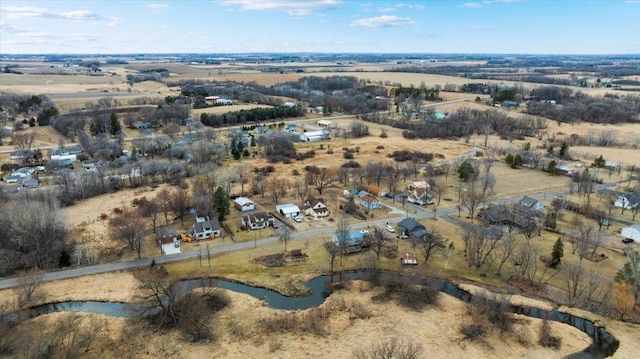 741 Riverside Rd, Holdingford, MN 56340 - aerial overview of property's location featuring rural landscape
