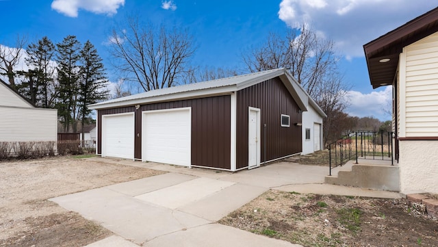 741 Riverside Rd, Holdingford, MN 56340 - view of detached garage