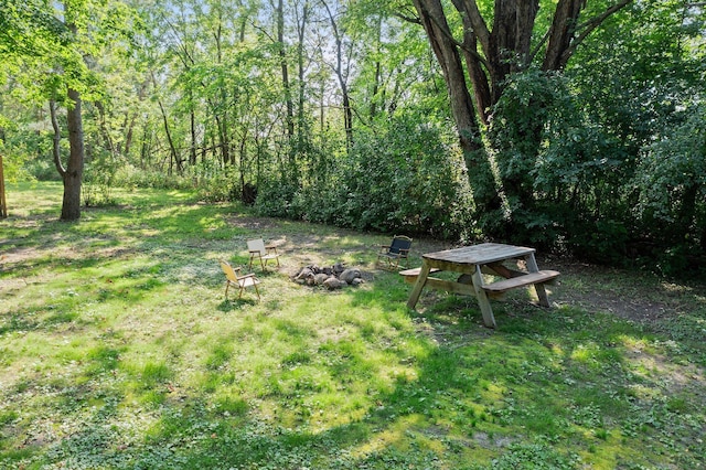 615 Clarence Ave, Minnetrista, MN 55364 - view of yard with a wooded view