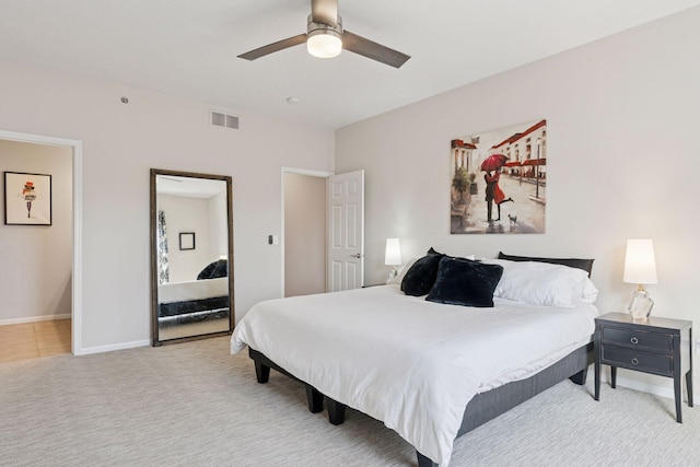 17785 Valley Cove Ct, Minnetonka, MN 55345 - carpeted bedroom featuring a ceiling fan and baseboards
