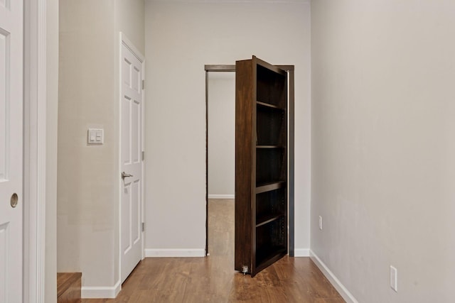 17785 Valley Cove Ct, Minnetonka, MN 55345 - hallway featuring wood finished floors and baseboards
